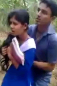 BF Trying to Forced Kiss GF While Friend Recording Them Even Friend Kissed & Used Her